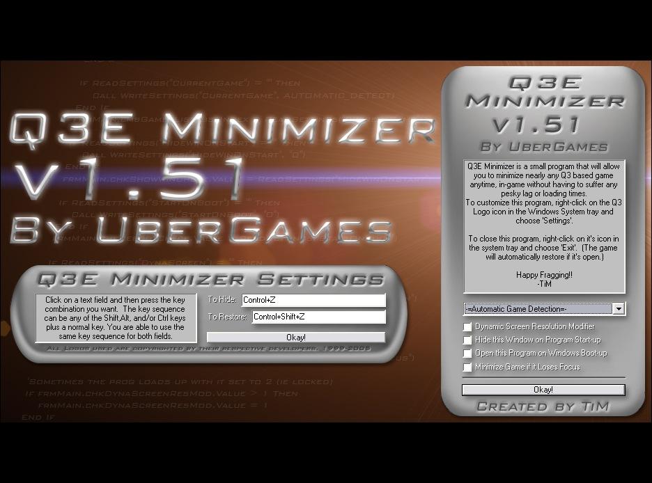 Q3E Minimizer Ver. 1.51
